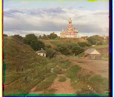 Cathedral after NCC alignment, with the building edges aligned