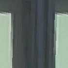 Magnified nearest-neighbor window detail showing stepped edges