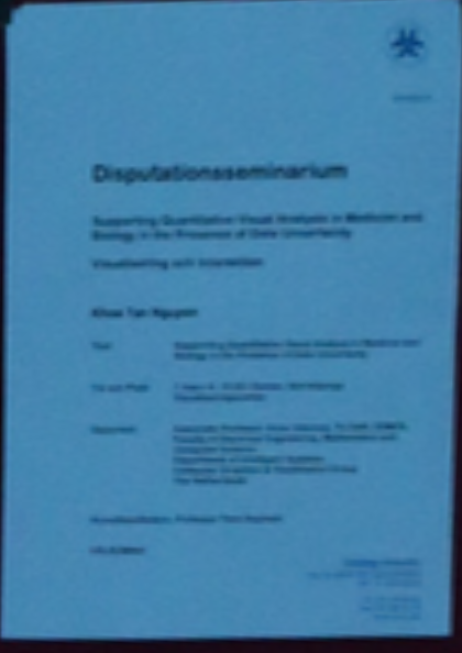 Paper notice rectified with bilinear interpolation
